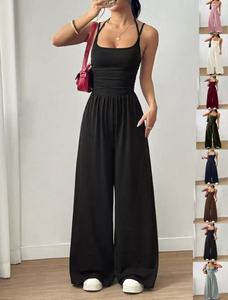 Conjuntos <span class=keywords><strong>de</strong></span> 2 Piezas para Mujer al por Mayor, Camiseta <span class=keywords><strong>de</strong></span> Verano con Cuello Redondo y Pantalones Cortos, Atuendo Informal, <span class=keywords><strong>Ropa</strong></span> <span class=keywords><strong>Deportiva</strong></span> para Yoga - Product Image 2