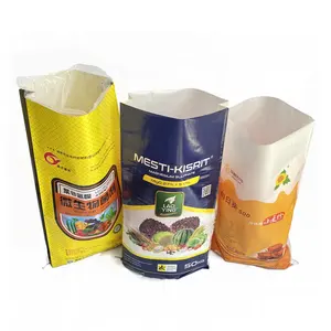 25kg 50kg PP Woven Bag Polypropylene Laminated Sack For Packing Rice Flour Animal Feed Fertilizer