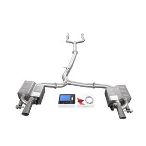 CGWリモコンと手動切替スイッチ付きベンツW212 E320 3.0T用バルブ付きカーエキゾーストマフラー（キャットバック） - Product Image 1