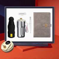 Ensemble cadeau de luxe 5-en-1 en acier inoxydable de haute qualité comprenant un carnet, une clé USB et une tasse – Cadeau idéal pour la Fête des Pères, la remise des diplômes ou les cadres