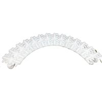 Bande transporteuse modulaire en plastique robuste pour la manutention de matériaux, grande surface, en POM, de qualité professionnelle