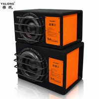 Subwoofer actif 8/10/12 pouces en bois pour voiture, haut-parleur de basses amplifié pour amélioration audio, fabricant OEM ODM