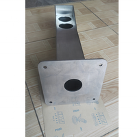 DHTONG Coude en acier inoxydable 304 à tête carrée, pièces d'emboutissage de précision pour soudure de tuyaux de 30 mm, personnalisables