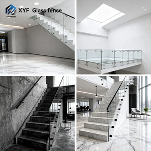 Balustrade sur mesure en acier inoxydable 304 316 avec <span class=keywords><strong>verre</strong></span> trempé - Product Image 4