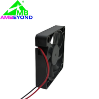 Ventilateur de refroidissement CC AMBEYOND 12V 6010 60*60*10 mm, débit d'air élevé, durable pour la ventilation et l'évacuation