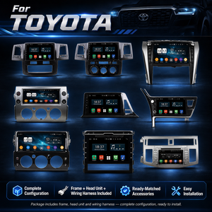 ระบบ <span class=keywords><strong>Android</strong></span> <span class=keywords><strong>Auto</strong></span> ไร้สายสำหรับหน้าจอรถยนต์โตโยต้า พร้อมเครื่องเล่น <span class=keywords><strong>Android</strong></span> ในตัว รองรับ CarPlay วิทยุ บลูทูธ ระบบนำทาง และจอภาพ - Product Image 5