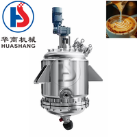 Cuve de mélange agitée personnalisée Huashang en acier inoxydable avec réacteur à pression pour boissons semi-automatique