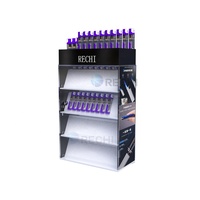 RECHI Armoire de présentation de stockage de briquet en acrylique illuminé avec Led et serrure pour briquets présentoir vitrine