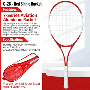 <span class=keywords><strong>Raqueta</strong></span> de Tenis de Fibra de Carbono de Alto Rendimiento con Red de Nailon, Marco Ligero y Duradero, Punto Dulce Luminoso para Potencia y Control - Product Image 5