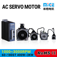 Moteur asynchrone monophasé haute performance 1,5 kW 5 N.m 6,0 A 200-240 V ASD2200 Câble 3 m Étanche à la condensation Efficacité IE1 CNC