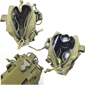 Multiusos táctico EDC Molle cintura bolsa cinturón cintura teléfono móvil funda Camping senderismo utilidad IFAK herramientas Kit <span class=keywords><strong>Gadget</strong></span> - Product Image 5