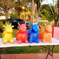 Jouets gonflables commerciaux en PVC pour la vente en gros : animaux sauteurs gonflables pour tout-petits