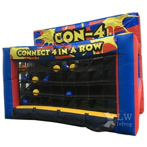 Niños inflables conectar cuatro juegos de baloncesto <span class=keywords><strong>en</strong></span> una fila inflable tiro juegos de carnaval para el alquiler de la fiesta - Product Image 1
