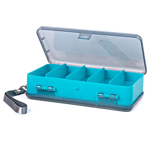 Caja de Pesca Ecológica e Impermeable <span class=keywords><strong>NARON</strong></span>, Diseño de Doble Cara, 13 Compartimentos, Estuche de Almacenamiento para Uso en Lagos y Ríos - Product Image 2