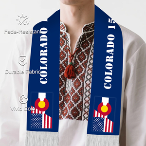 Écharpe du 150e anniversaire du Colorado 17x135 cm, Fournitures de double célébration du 250e anniversaire américain, Écharpe de la Fê<span class=keywords><strong>te</strong></span> de l'Indépendance - Product Image 4