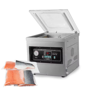 Machine d'emballage sous vide DZ400 de table pour scellage continu de sacs et pochettes, idéale pour aliments surgelés - Empacadora Al Vacio - En vente - Product Image 1