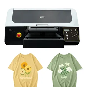 저렴한 더블 헤드 Dtg A2 40Cm 60Cm Dtg 프린터 티셔츠 인쇄기 I3200 헤드