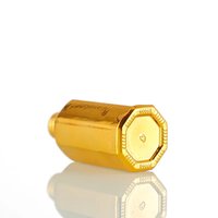 Bouteille de Parfum Mini en Verre Recyclable 3ml 6ml 9ml 12ml, Carrée, pour Huile Essentielle, Parfum Musc Or de Dubaï, à Bille, Vaporisateur