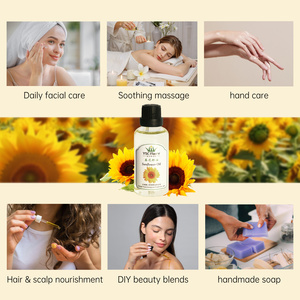 Huile <span class=keywords><strong>de</strong></span> <span class=keywords><strong>tournesol</strong></span> pressée à froid raffinée, riche en vitamine E, 100% naturelle, pour la cuisine quotidienne, la friture, les vinaigrettes, la pâtisserie à domicile, sans cholestérol - Product Image 5