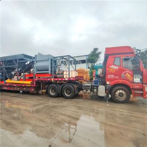 Planta Mezcladora de Concreto Móvil HZS60 Fabricada en China, 60m3/h, Pequeña Planta Dosificadora de Concreto Eléctrica para la Industria de la Construcción - Product Image 2