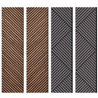 Paneles Acústicos de Fibra de Madera para Interiores, Ecológicos, Garantía de 5 Años, Diseño Moderno, Reducción de Ruido del 90% para Hoteles y Escuelas