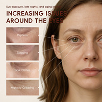 Masque pour les yeux en riz, 6g, masque pour les yeux réparateur, hydratant et soignant