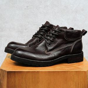 Chaussures en cuir pour hommes, style business décontracté, à semelle épaisse et talon haut, mocassins en cuir brillant, chaussures de mariage formelles pour hommes - Product Image 1