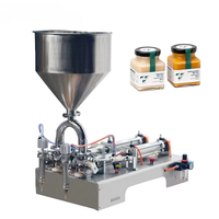 Machine de remplissage automatique pneumatique à pompe magnétique haute efficacité pour bouteilles, gobelets et sachets de 100 à 1000 ml (boissons, eau, huile)