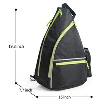 Sac de pickleball en stock pour hommes et femmes, sac de voyage de style sac à dos, étui portable pour raquettes de pickleball et de tennis
