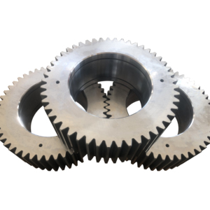 Tùy chỉnh thiết bị nhà sản xuất gia công CNC giá rẻ giá kim loại thép hình trụ bánh răng đôi spur Gear Set - Product Image 4