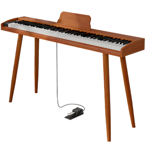 เปียโนดิจิตอล B-119 88 คีย์ แบบไวต่อแรงกด  ลายไม้ PVC พร้อมอินเทอร์เฟซ MIDI สำหรับผู้เริ่มต้น ผู้ใหญ่ สอบ และการสอน - Product Image 4
