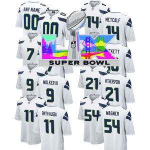 เสื้อซูเปอร์โบวล์ LX ซีแอตเทิล ปี 2026 แบบสั่งทำพิเศษ เสื้ออเมริกันฟุตบอล แขนสั้น ปักลาย ชุดยูนิฟอร์มสำหรับผู้ใหญ่ ชุดกีฬา พร้อมโลโก้ - Product Image 1