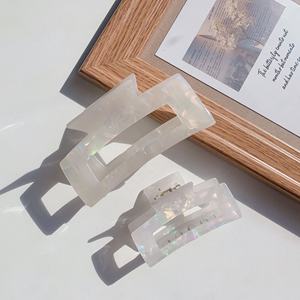 Cakar Rambut Wanita Ukuran Besar Besar Besar 10.5 CM 7.5 CM Aksesoris Jepit Rambut Cakar Asam Asetat Cakar Rambut Korea Grosir - Product Image 2