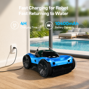 Automatic <b>Wireless</b> Cordless Remote Smart <b>Control</b> Robotic Havuz Temizleme Robotu Vacuum Piscine Limpia Pool Cleaning Robot - Product Image 5