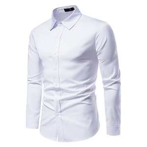 <span class=keywords><strong>Camicia</strong></span> Casual da uomo in puro colore per uomo - Product Image 6