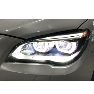 Conjunto de Faros Delanteros LED de Actualización para 7 Serie 2009-2015, F01 F02, 6000k Blanco Ámbar, Luces Diurnas LED con Señal de Giro - Product Image 3