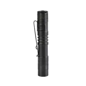 Mini lampe de poche tactique à lumière LED, puissante torche de poche, portable, pour le Camping, l'extérieur, 9 Lumens