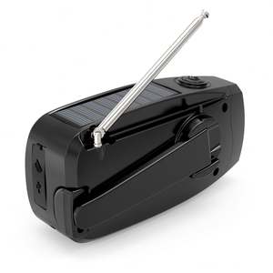 Linterna LED Portátil de Emergencia con Radio de Manivela, Pantalla Digital, Banco de Energía de 2000mAh, Cargador de Teléfono, Radio AM/FM/NOAA - Product Image 6