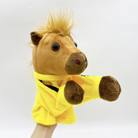 Marionnettes à main animaux de boxe Highland Cow Husky Horse jouets en peluche interactifs jouets animaux en peluche de boxe créatifs pour un jeu amusant