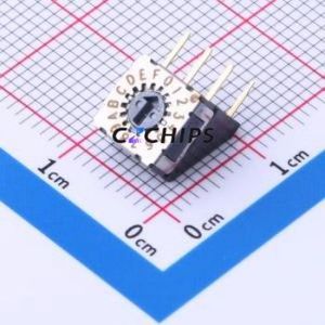 STAR-16H Rotary Encoder Switch Through hole Component (THT) Switch 16 True Code - Product Image 1