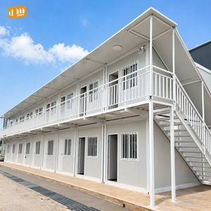 Maison conteneur pliable en Z, maison pliable à deux étages, dortoir temporaire, maisons modulaires, logement abordable, programmes de bungalows pour parcs - Product Image 1