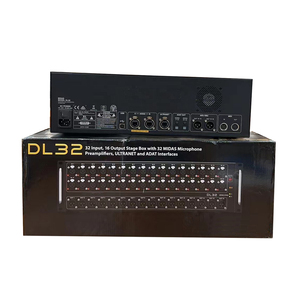 Dl32 trộn kỹ thuật số 32 đầu vào 16 đầu ra giai đoạn hộp điện với 32 Microphone tiền khuếch đại ultranet và ADAT giao diện - Product Image 2