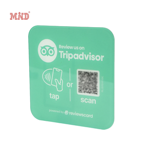 Piastra in Acrilico Personalizzata NFC per <span class=keywords><strong>Recensioni</strong></span> Google e Social Media, Menu e Mappa in Acrilico NFC per Ristoranti - Product Image 2