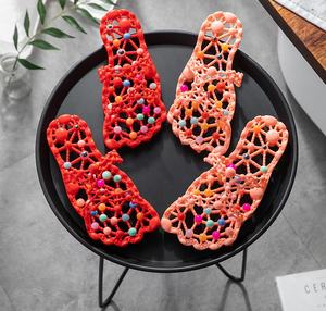 Sandales de moxibustion antidérapantes pour l'intérieur Sandales de massage des pieds pour la réflexothérapie d'été avec prévention de la glissance - Product Image 1