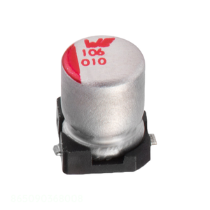 ตัวเก็บประจุแบบติดบนพื้นผิว ยี่ห้อ Manufacturer Channel รุ่น CAP ALUM 10UF 20% 16V SMD 10 uF 865090368008 - Product Image 1