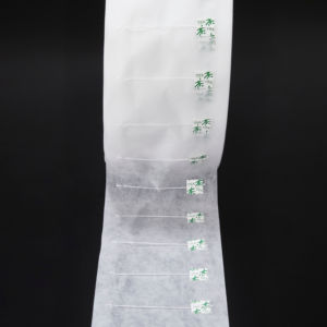 Filtre à thé en PLA non tissé de 190 mm avec cordon, forme pyramidale, biodégradable, respectueux de l'environnement, infuseur à thé pour l'emballage du thé en feuilles - Product Image 1