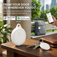 Traceur intelligent étanche IP67 avec contrôle par application pour objets anti-perte, clés, portefeuille, bagages de voyage, animaux de compagnie, voiture
