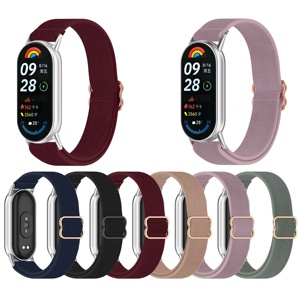 Cinturino in Nylon Elasticizzato NFC di Lusso alla Moda per Smartwatch <span class=keywords><strong>Xiaomi</strong></span> <span class=keywords><strong>Band</strong></span> 10 9 8 - Accessori - Product Image 2