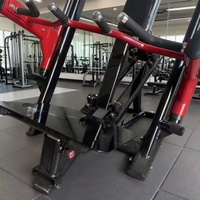 Máquina de remo comercial de acero para gimnasio, equipo de fitness para ejercicios laterales de espalda, remo, deltoides y entrenamiento de fuerza lateral de espalda