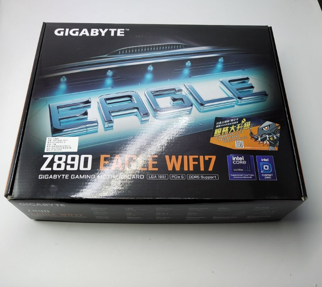 Z890 EAGLE WIFI7 MOTHERBOARD LGA 1851 Socket Support 265k Cpu